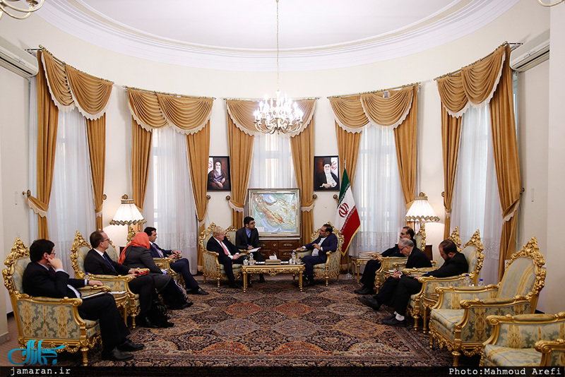 دیدار دبیرشورای عالی امنیت ملی با وزیر خارجه انگلیس