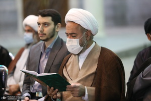 مراسم چهلمین شب درگذشت آیت الله العظمی سید محمدسعید حکیم در قم‎