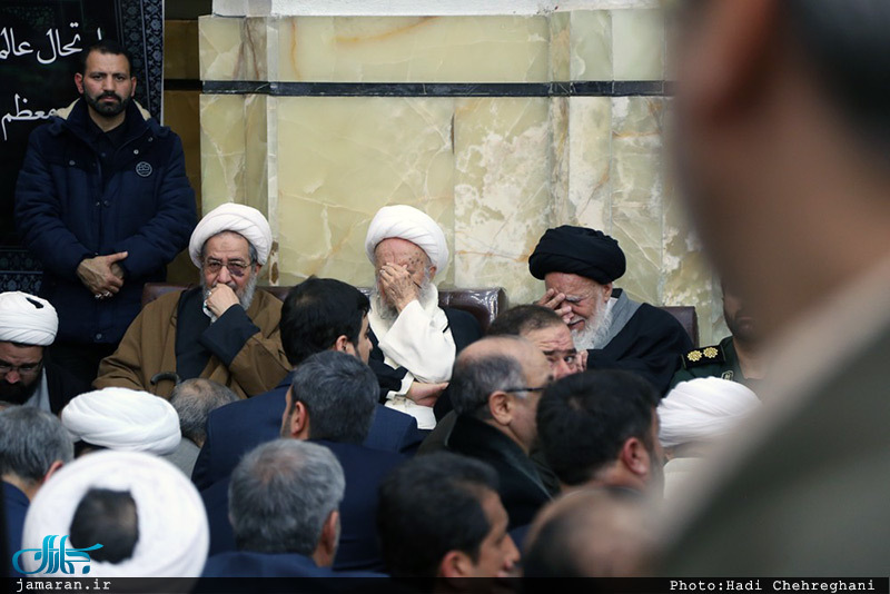 مراسم بزرگداشت آیت الله هاشمی رفسنجانی(ره) در مسجد اعظم قم-1