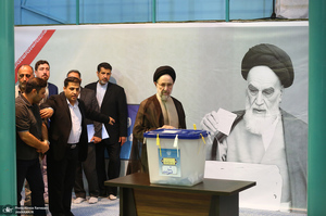 حضور سید محمد خاتمی در انتخابات ریاست جمهوری چهاردهم
