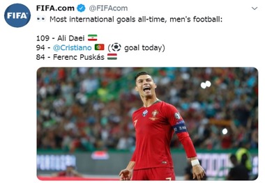 رونالدو به دایی یک گل دیگر نزدیک‌تر شد + عکس
