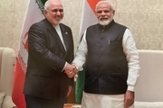 دیدار ظریف با نخست‌وزیر هند 