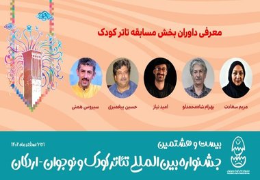داوری مریم سعادت و بهرام شاه محمدلو در جشنواره تئاتر کودک و نوجوان
