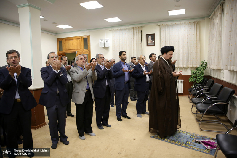 دیدار شورای مرکزی انجمن اسلامی فارغ التحصیلان دانشکده فنی دانشگاه تهران با سید حسن خمینی