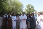 28 کیلومتر جاده بین مزارع در بخش زرآباد کنارک افتتاح شد