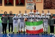 پیروزی نماینده بسکتبال بانوان ایران در غرب آسیا