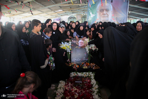 مراسم هفتمین روز شهادت سرلشگر پاسدار شهید مجید خادمی در روستای امیر حاجیلو - فسا