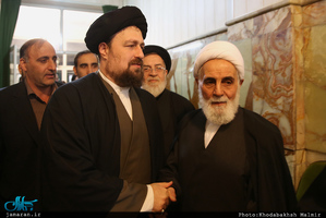 مراسم بزرگداشت حجت الاسلام و المسلمین قرهی در مسجد مسجد حجت بن الحسن(عج)