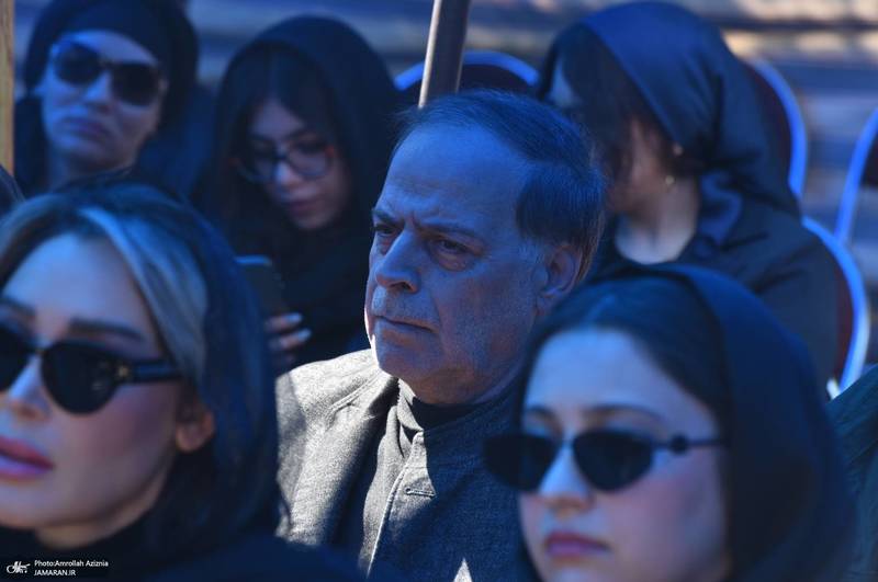 مراسم چهلمین روز درگذشت حمید هیراد در بهشت زهرا