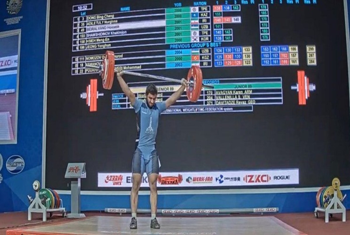  ششمی بیرالوند در دسته 89 کیلوگرم جوانان در قهرمانی آسیا
