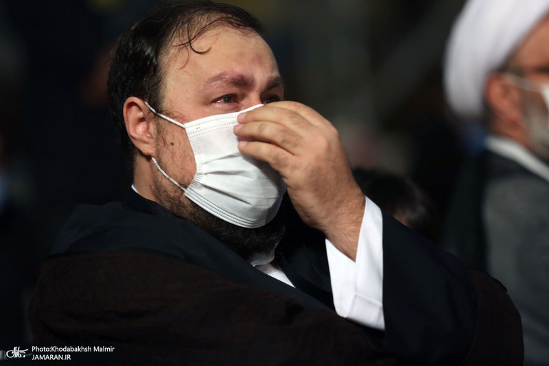 عزاداری شب هشتم محرم در حرم مطهر امام خمینی(س)