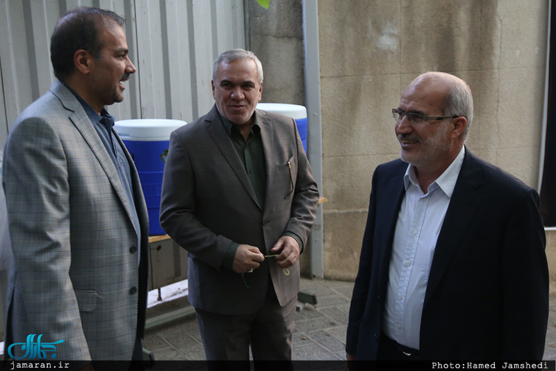 دیدار وزیر ورزش و جوانان و جمعی از ورزشکاران با سید حسن خمینی 