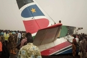 سقوط هواپیمای مسافربری در سودان+ عکس