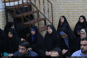 دیدار اعضای انجمن اسلامی دانشجویان دانشگاه فردوسی مشهد با سید علی خمینی