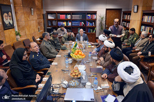 تجدید میثاق مدیران ارشد سازمان حفظ آثار و نشر ارزش‌های دفاع مقدس آجا با آرمان های حضرت امام(س)