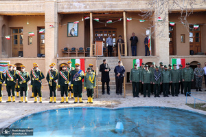 آیین نواختن زنگ انقلاب در بیت تاریخی حضرت امام(س) در خمین