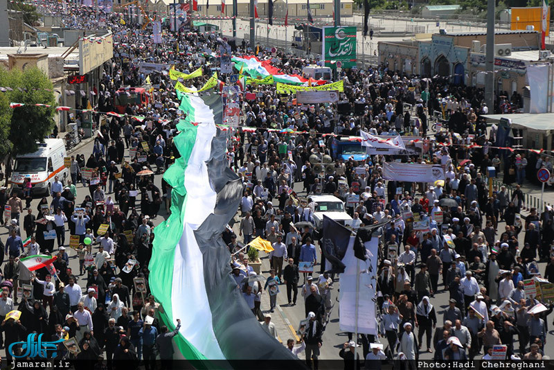 راهپیمایی با شکوه روز جهانی قدس در قم