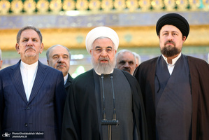 تجدید میثاق رئیس جمهور و اعضای هیأت دولت با آرمان‌های حضرت امام(س)