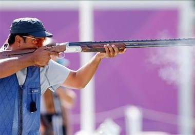 چهارمی تیم تراپ مردان در رقابت‌های تیراندازی قهرمانی آسیا
