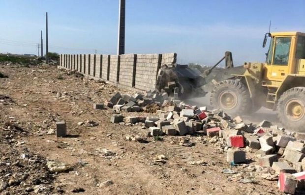 ۴۱ مورد ساخت و ساز غیرمجاز در تنگستان تخریب شد