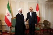 استقبال رئیس جمهور  سوئیس از روحانی به زبان فارسی