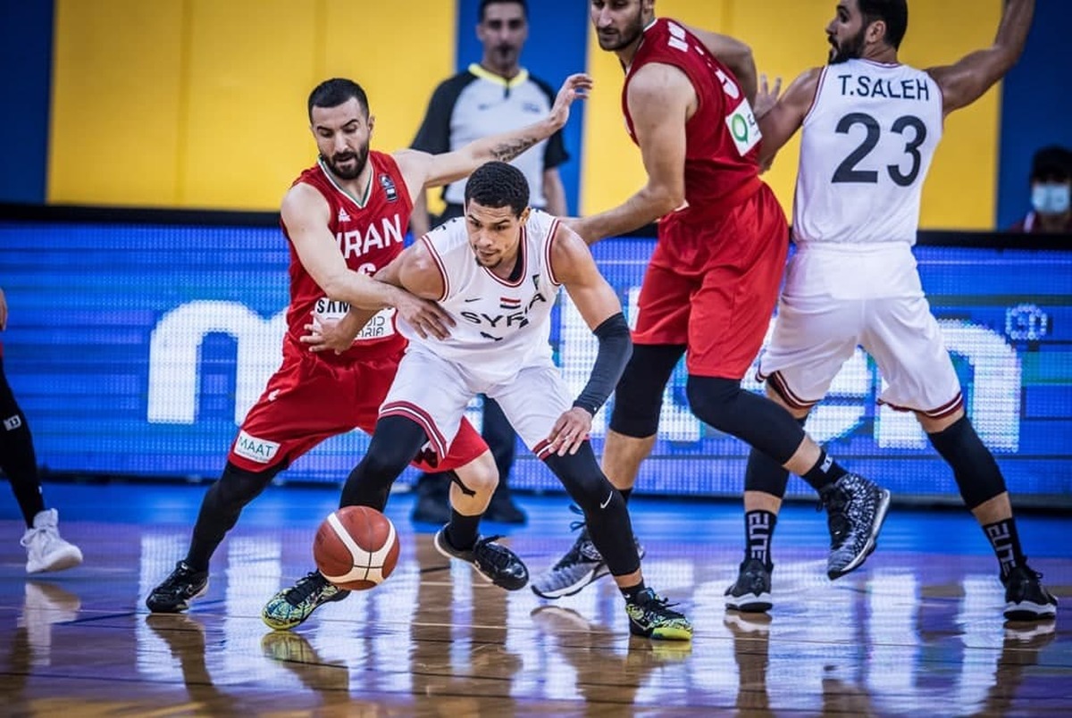 شکست تیم ملی بسکتبال مقابل سوریه/ صعود بدون حامد و صمد به خطر افتاد