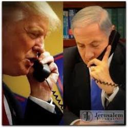 قبل از سفر به اراضی اشغالی، ترامپ  با نتانیاهو تلفنی گفت وگو کرد