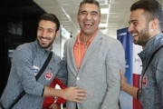 بازیکنان پرسپولیس با عابدزاده در فرودگاه دیدار کردند+ عکس