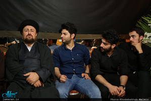 حضور سید حسن خمینی در منزل مرحوم مجید نائینی پیشکسوت فوتبال