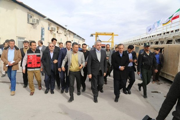 بازدید وزیر نیرو از تونل انتقال آب از سد شهیدان امیرتیموری رابر کرمان