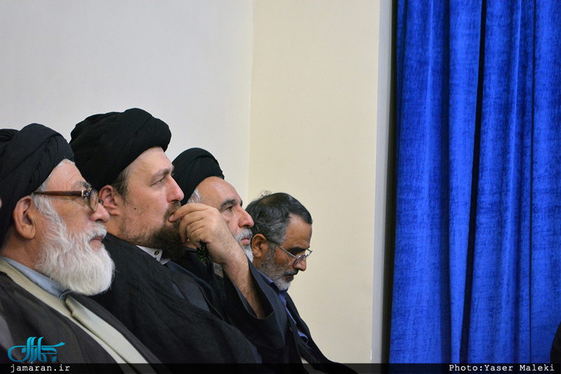 دیدار اعضای هیئت های مذهبی و پایگاه کمک رسانی به خانواده های بی سرپرست و ایتام مراغه با  سید حسن خمینی