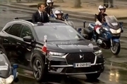 پژویی که رئیس جمهور فرانسه در جشن روز ملی این کشور سوار شد