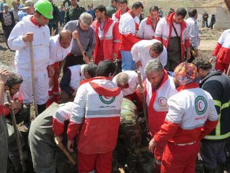 تداوم عملیات جستجوی مفقودان سیل در آذربایجان شرقی