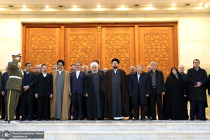 تجدید میثاق رئیس جمهور و اعضای هیأت دولت با آرمان‌های حضرت امام(س)