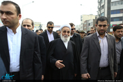 حجت‌الاسلام و المسلمین ناطق‌نوری در راهپیمایی 22 بهمن حاضر شد + تصاویر