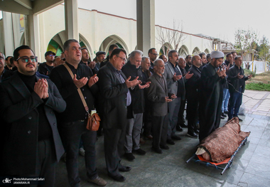 مراسم تشییع علیرضا شیروی مدیرکل رسانه‌های خارجی وزارت فرهنگ